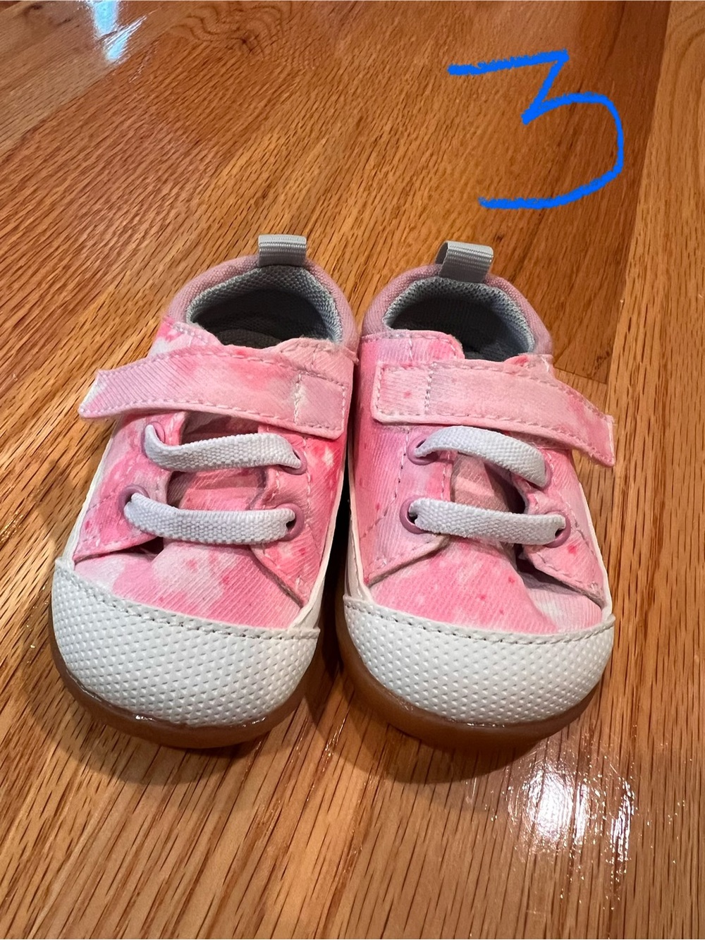 See Kai run first walkers Pink Velcro Canvas Sneakers